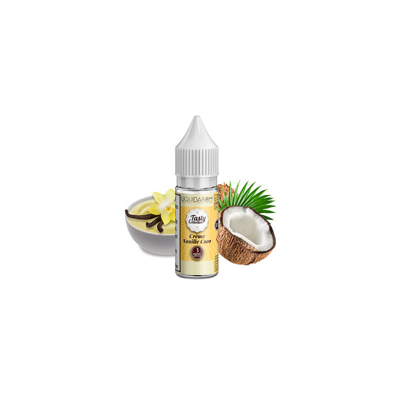 CREME VANILLE COCO 10ML - TASTY COLLECTION - LIQUIDAROM