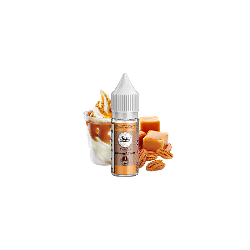 SUNDAE CARAMEL PECAN 10ML - TASTY COLLECTION - LIQUIDAROM