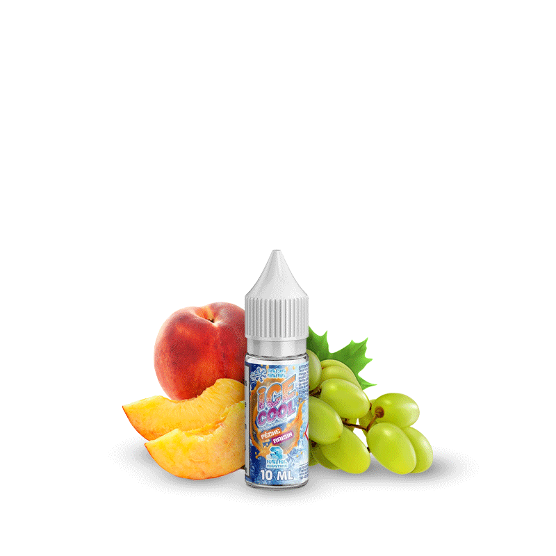 PECHE RAISIN 10 ML - ICE COOL - LIQUIDAROM