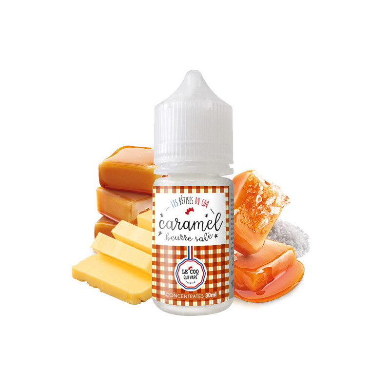 CONCENTRE CARAMEL BEURRE SALE 30ML - LE COQ QUI VAPE
