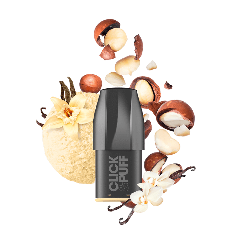 CARTOUCHES CLICK & PUFF 10/20mg - VANILLE MACADAMIA
