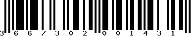 EAN-13 : 3667302001431