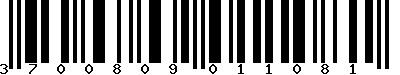 EAN-13 : 3700809011081