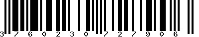 EAN-13 : 3760230727906