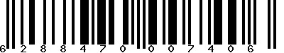 EAN-13 : 6288470007406