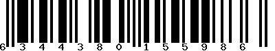 EAN-13 : 6344380155986
