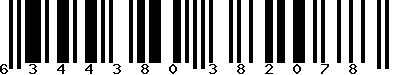 EAN-13 : 6344380382078