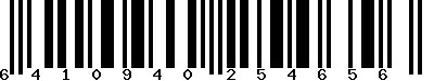EAN-13 : 6410940254656