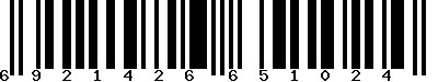EAN-13 : 6921426651024