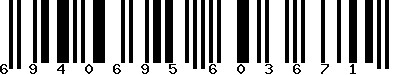 EAN-13 : 6940695603671