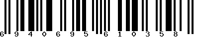 EAN-13 : 6940695610358