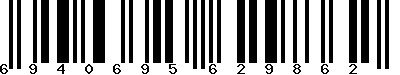 EAN-13 : 6940695629862