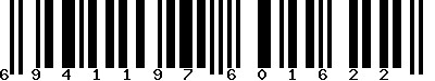 EAN-13 : 6941197601622