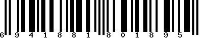 EAN-13 : 6941881801895