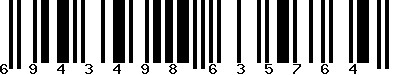 EAN-13 : 6943498635764