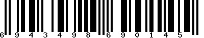 EAN-13 : 6943498690145
