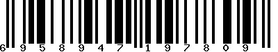 EAN-13 : 6958947197809