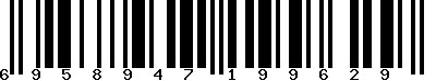 EAN-13 : 6958947199629