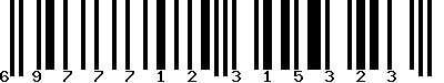 EAN-13 : 6977712315323