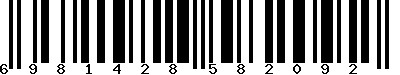 EAN-13 : 6981428582092
