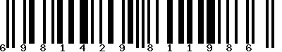 EAN-13 : 6981429811986
