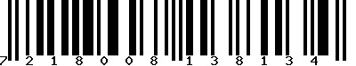EAN-13 : 7218008138134