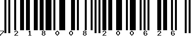 EAN-13 : 7218008200626