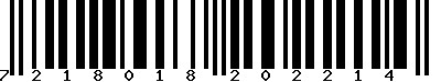 EAN-13 : 7218018202214