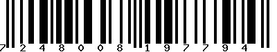 EAN-13 : 7248008197794