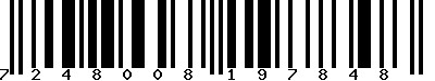EAN-13 : 7248008197848