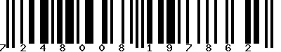 EAN-13 : 7248008197862