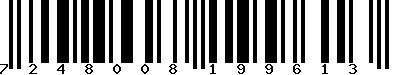 EAN-13 : 7248008199613