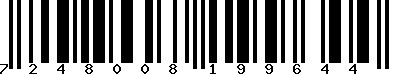 EAN-13 : 7248008199644