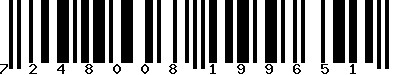 EAN-13 : 7248008199651