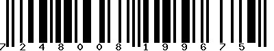 EAN-13 : 7248008199675