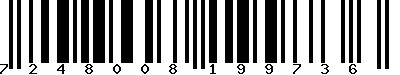 EAN-13 : 7248008199736