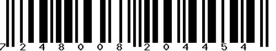 EAN-13 : 7248008204454