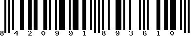 EAN-13 : 8420991893610